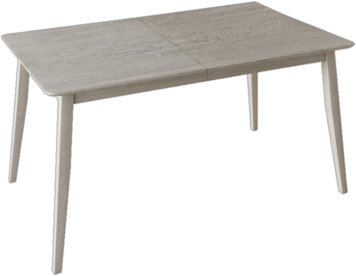 Midcentury Modern Dining Table in Antique Gray