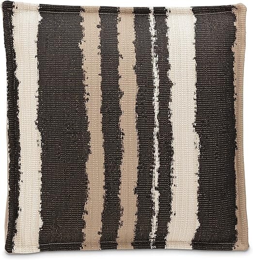 Explorer Square Down Pillow in Black/Hickory