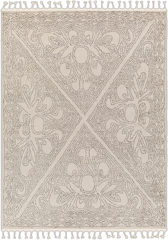 6&#39;7&quot; x 9&#39; Dot Performance Beige Rug