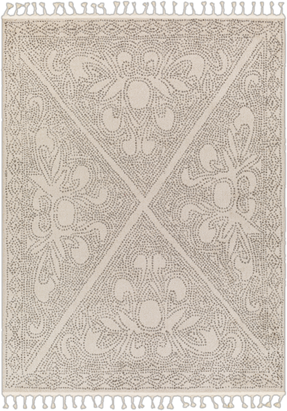 6&#39;7&quot; x 9&#39; Dot Performance Beige Rug