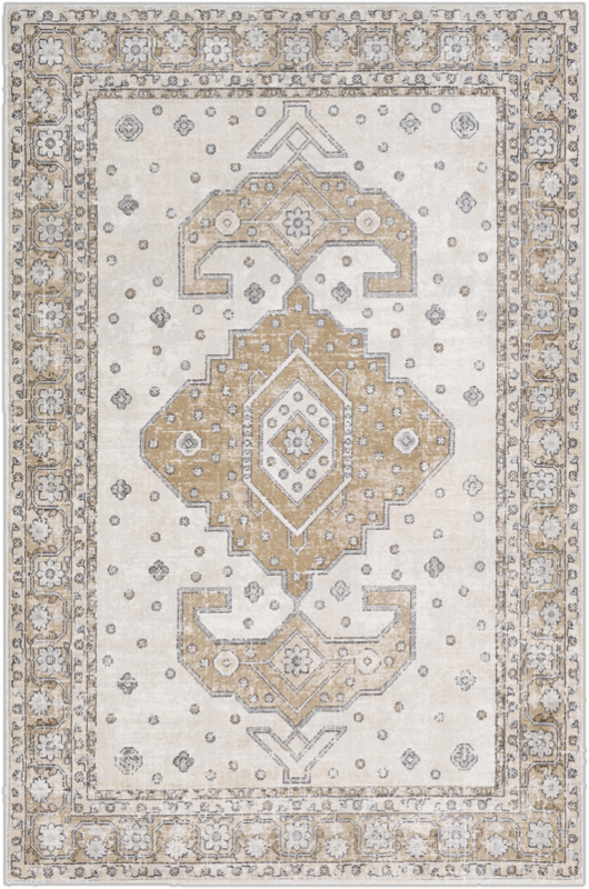 7&#39;10&quot;x10&#39; Alamo Floral Area Rug in Ivory