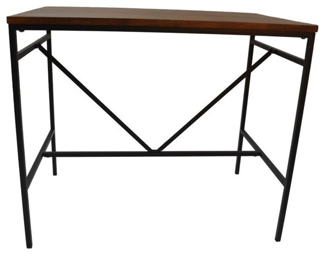 34&quot;H x 24&quot;W x 44L&quot; Wood Top Deluxe Bar Table