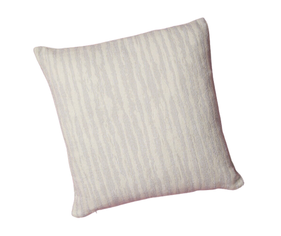 20x20 Abstract Stripes Woven Feather Pillow