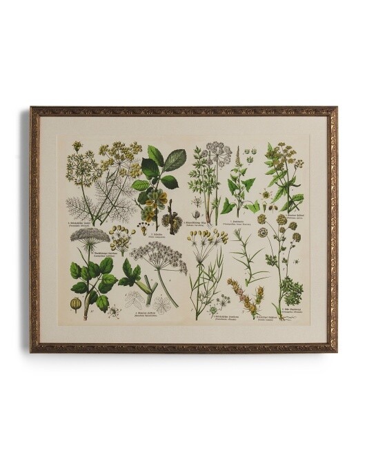 25x20 Leaves Poster Framed Wall Art
