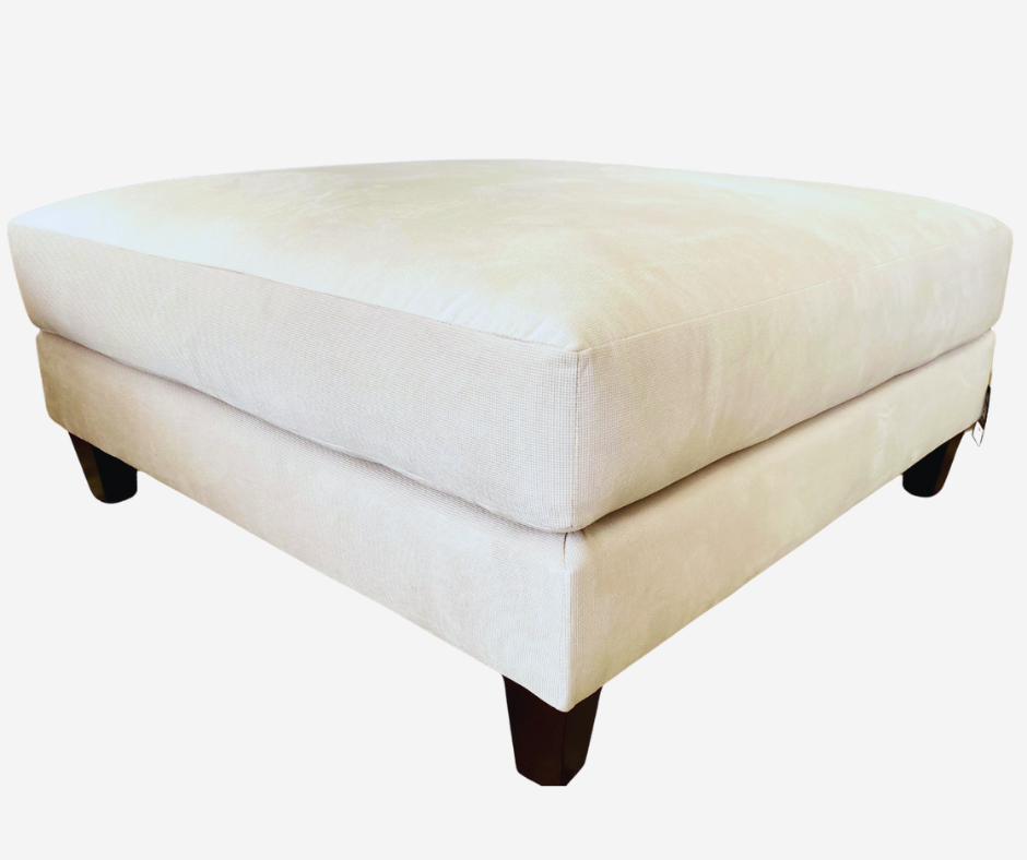 40&quot; Upholstered Ottoman in Sand
