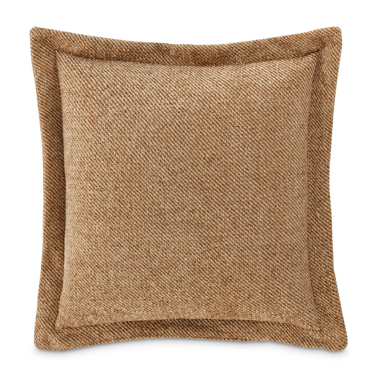 Palmer 21in Square Flange Feather Pillow in Topaz