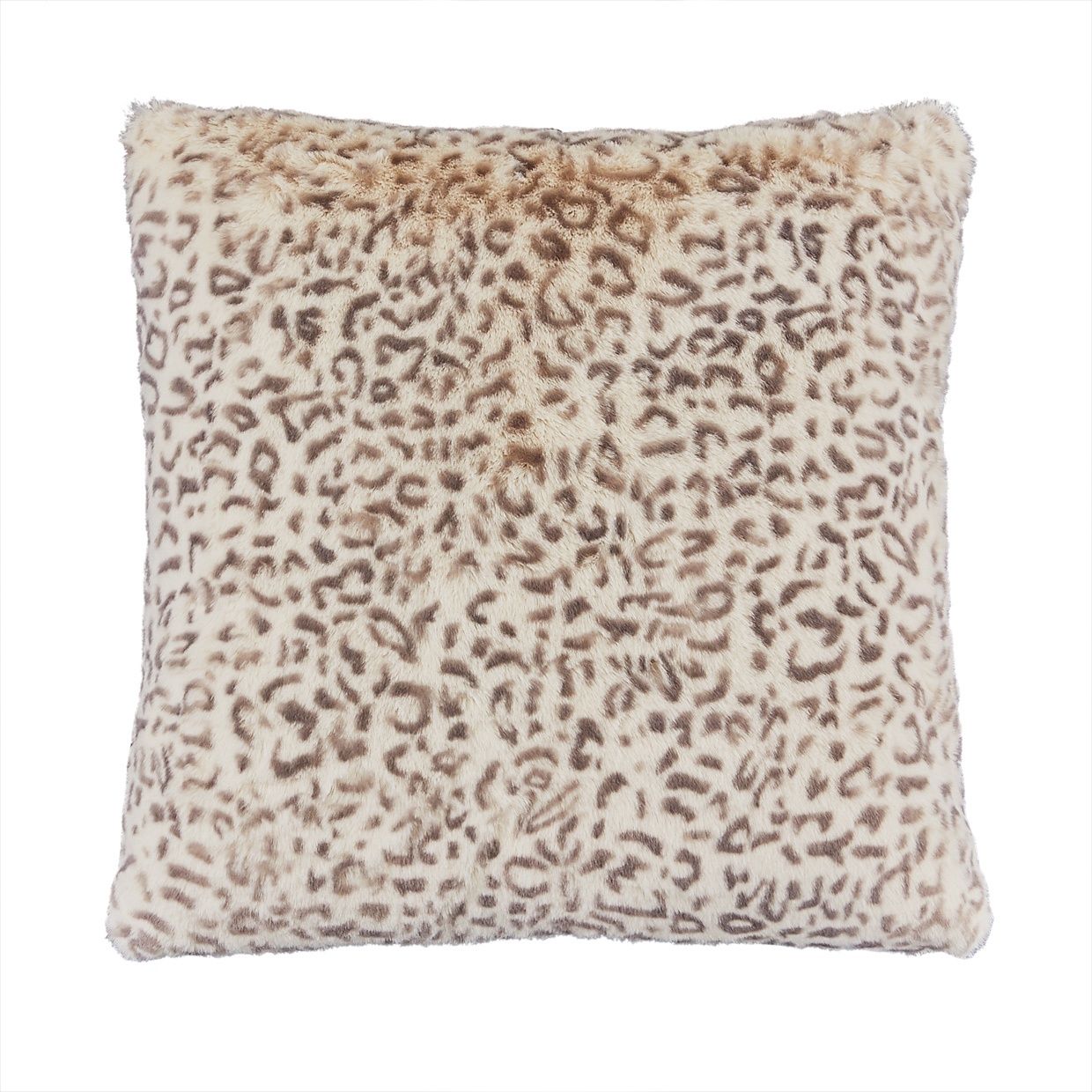 Snow Leopard Feather Pillow