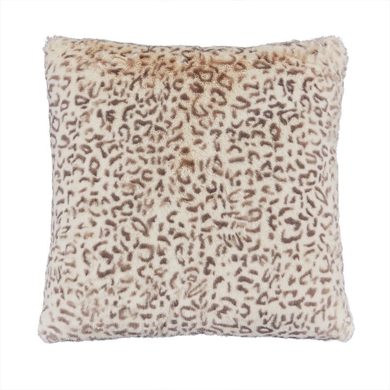 Snow Leopard Feather Pillow