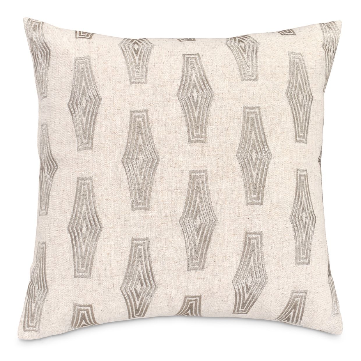 Omega 22in Square Feather Pillow - Prl