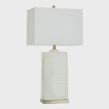 Ceramic Table Lamp in Choi Ivory