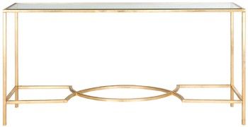 63&quot; Gold Leaf Console Table (MSRP $446)