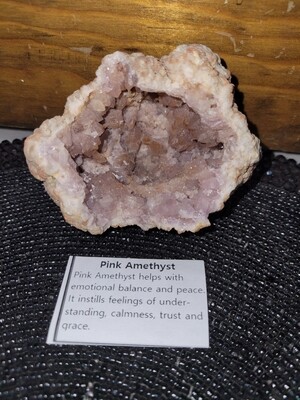 Pink Amethyst Geode 