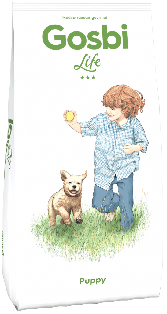 Gosbi | Life Puppy 12kg Saco de ração Gosbi Life Puppy 12kg para cachorros