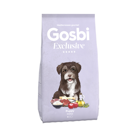 Gosbi | Exclusive Puppy Mini 7kg Saco de ração Gosbi Exclusive Puppy Mini 7kg para cães filhotes