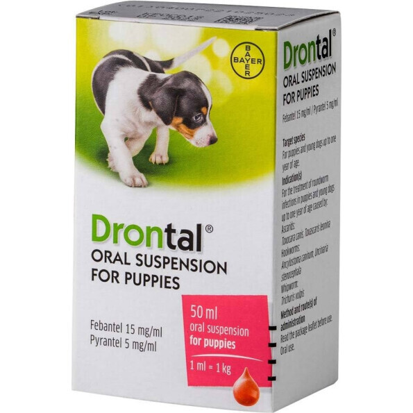 Drontal | Puppy 50ml susp oral Drontal | Puppy 50ml susp oral