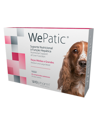 WePharm | WePatic Protetor Hepático p/ Raças medias e grandes 30 WePharm | WePatic Protetor Hepático p/ Raças medias e grandes 30