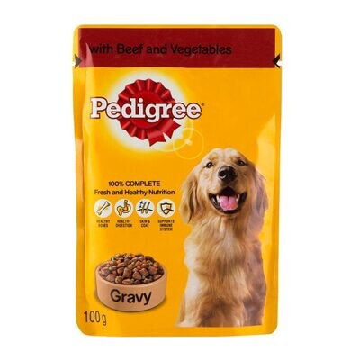 Pedigree | Adulto Carne e Vegetais ao Molho 12x100g Pedigree | Adulto Carne e Vegetais ao Molho 12x100g