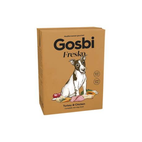 Gosbi | Fresko Cão Carne Branca 375g Gosbi | Fresko Cão Carne Branca 375g