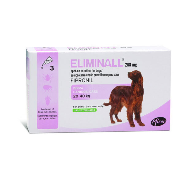 Eliminall | 20-40Kg - 3 Pipeta Eliminall | 20-40Kg - 3 Pipeta