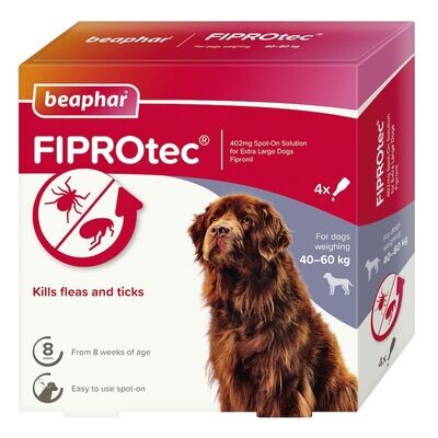 Beaphar | FIPROtec Spot para Cão XL x4 Beaphar | FIPROtec Spot para Cão XL x4