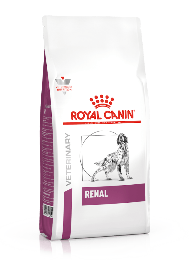 Royal Canin | Veterinary Renal Canine 2kg Pacote de ração Royal Canin Veterinary Renal Canine 2kg para cães com problemas renais