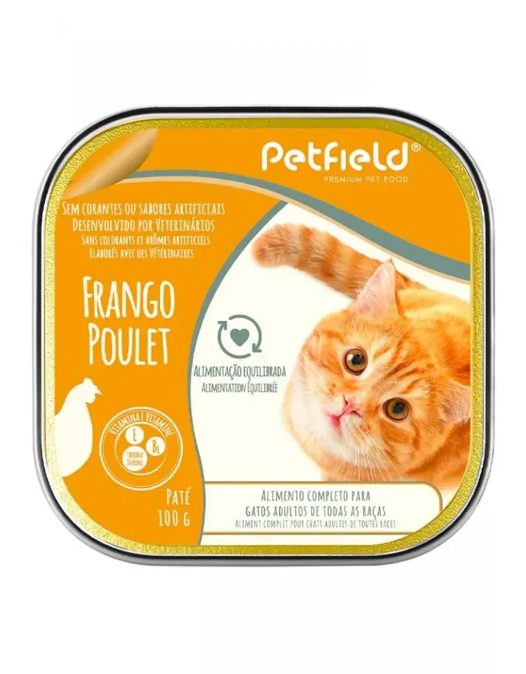 Petfield Alimento H mido Gato Frango 100g Sabor E Nutri o Hiro Petfield Alimento H mido Gato Frango 100g Sabor E Nutri o Hiro