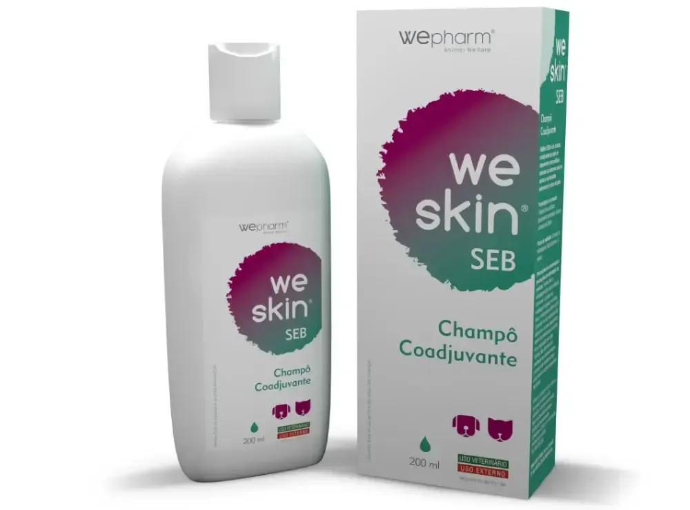 WeSkin SEB Champô para cães e gatos com dermatite seborreica