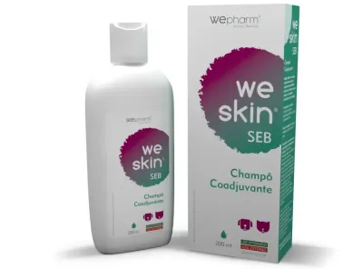 Wepharm | WeSkin SEB Champô 200 ml WeSkin SEB Champô para cães e gatos com dermatite seborreica