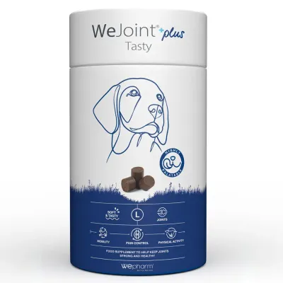 Wepharm | Wejoint Plus Tasty Raças Grandes 30 Chews WeJoint Plus Tasty para cães de porte grande – Suporte articular saboroso