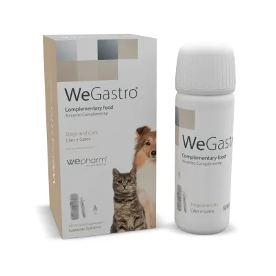 WePharm | WeGastro 60ml WeGastro 60ml – Proteção gástrica para cães e gatos