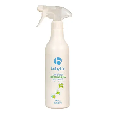 Bubbles | Bubytol Limpador Hidroalcóolico Multiusos Frasco de 500 ml do limpador hidroalcoólico Bubytol da Bubbles