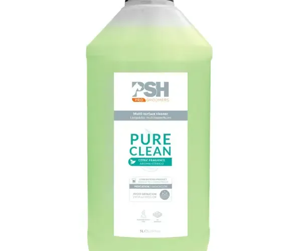 PSH | Pure Clean Surface 5 litros Limpador profissional PSH Pure Clean Surface 5L para superfícies com animais