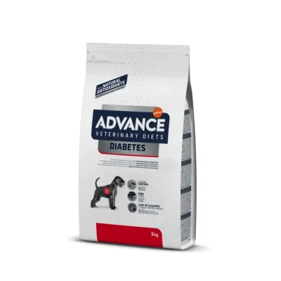 Advance | Veterinary Diets Diabetes 3kg Ração Advance Veterinary Diets Diabetes 3kg para cães com diabetes