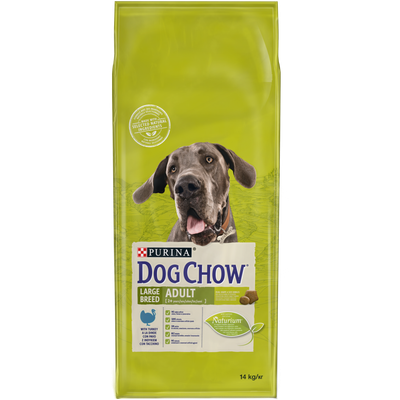 PURINA DOG CHOW Adulto Large Breed - Peru 14kg - Nutrição completa para raças grandes, músculos fortes e pele saudável.