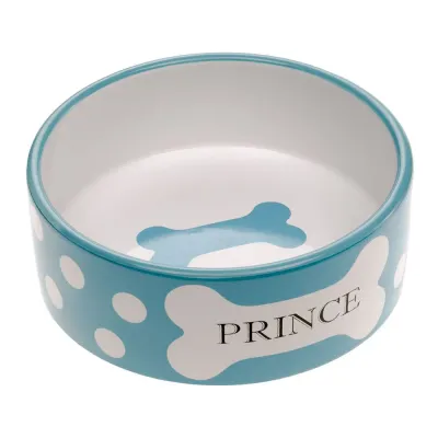 Tigela de cerâmica THEA M - 0.75L da Ferplast, ideal para cães e gatos de pequeno e médio porte.