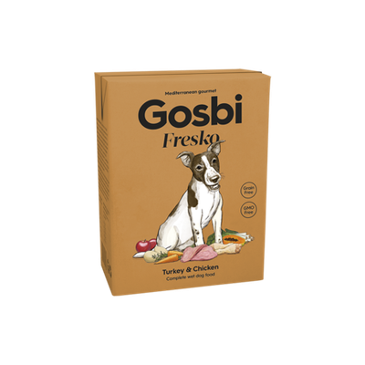 Gosbi | Fresko Cão Carne Branca 375g Gosbi | Fresko Cão Carne Branca 375g