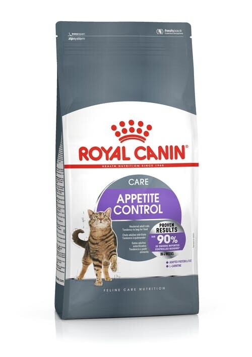 Royal Canin Appetite Control Care 2kg - Ração para Gatos com Controlo de Peso, promove saciedade e saúde digestiva.