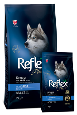 Reflex | Reflex Plus Cão Adulto Médias/Grandes Salmão 15kg