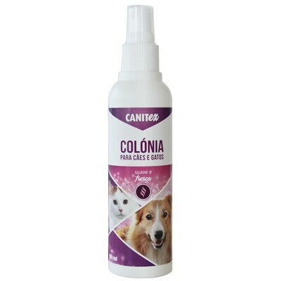Colónia Canitex para cães e gatos 200ml fragrância fresca