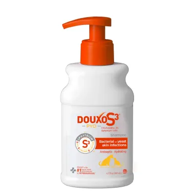 Douxo S3 Pyo Champô Desinfetante e Hidratante para Cães e Gatos 200ml
