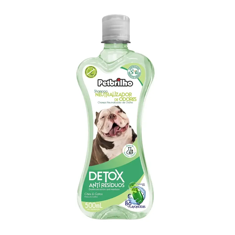 PetBrilho Shampoo Neutralizador de Odores para Cães e Gatos