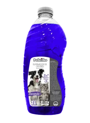PetBrilho | Eliminador de Odores Lavanda 2L PetBrilho Eliminador de Odores Citronela 2L para limpeza e higienização de ambientes frequentados por animais de estimação.