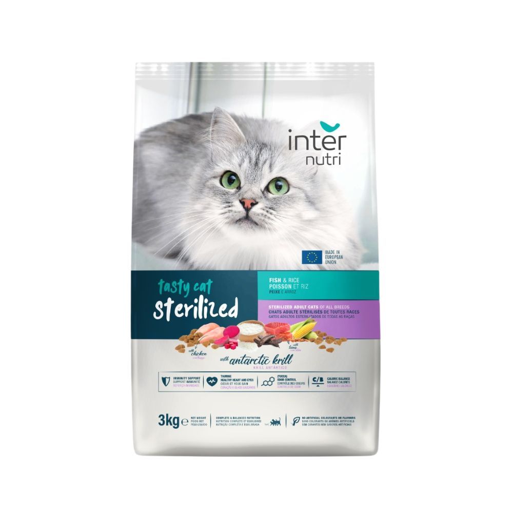 Internutri Tasty Cat Sterilized - Alimento Completo para Gatos Esterilizados