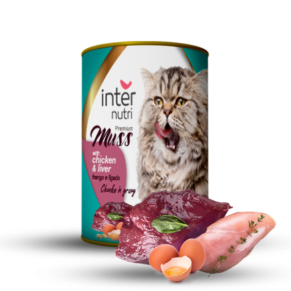 Internutri | Muss Frango & Figado 415g x24 Uni.