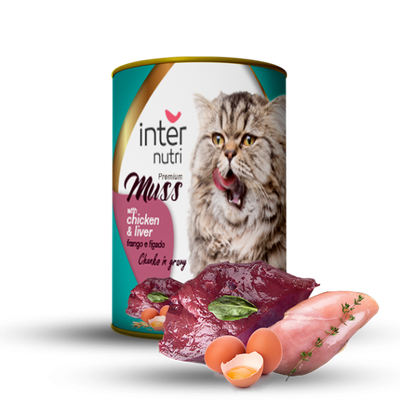 Internutri | Muss Frango & Figado 415g x24 Uni.