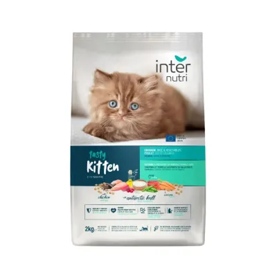 Internutri Tasty Kitten 2kg, alimento completo para gatinhos.