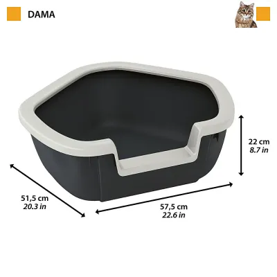 Caixa Sanitária de Canto Dama da Ferplast