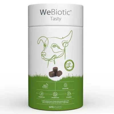 WeBiotic Tasty 30 Chews – Suporte digestivo para cães e gatos