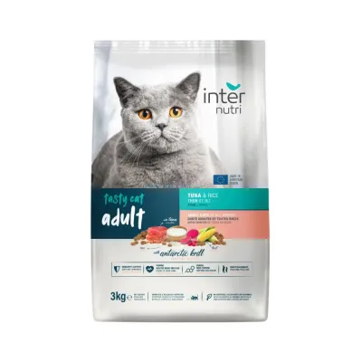 Ração Internutri Tasty Cat Tuna 3kg para gatos adultos
