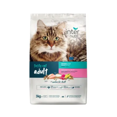 Ração Internutri Tasty Cat Frango 3kg para gatos adultos